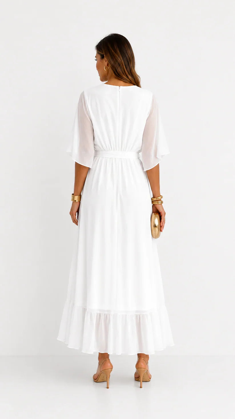 LÉA | Abito Maxi in Chiffon