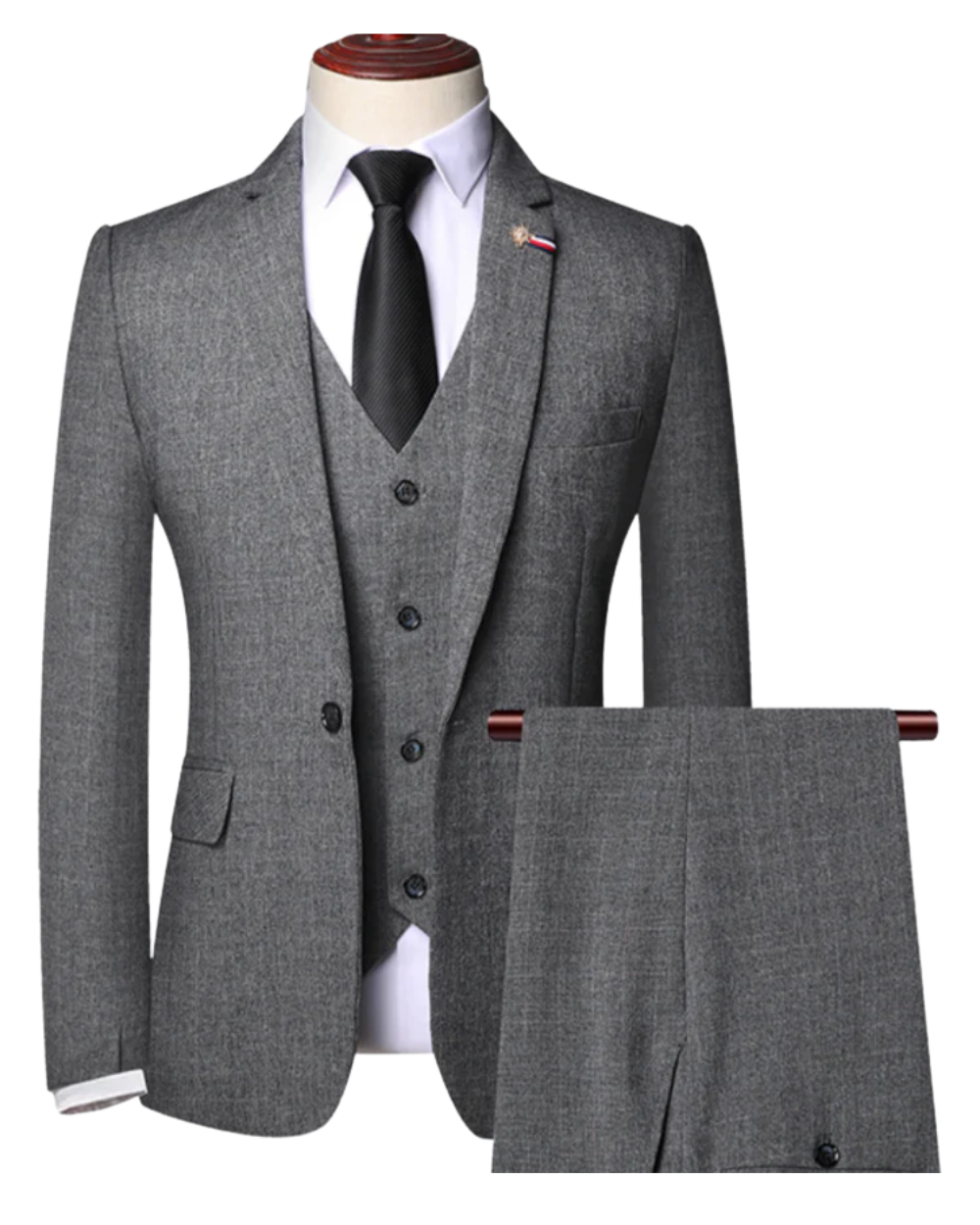 Completo Uomo 3 Pezzi Slim Fit Per Eventi Formali